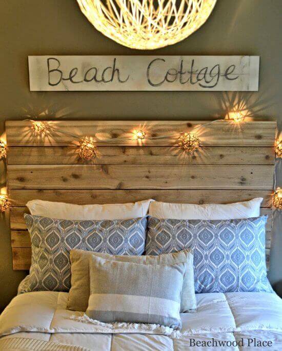 DIY Headboard Wood Decorating Your Apartment on a Budget Unfinished Headboard Wooden