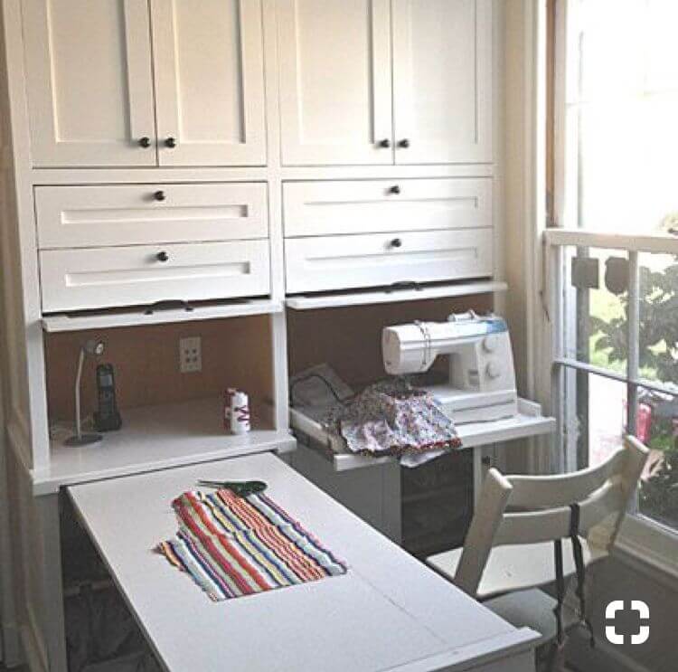 Decorating Sewing Room Ideas Sewing Machine Cupboard