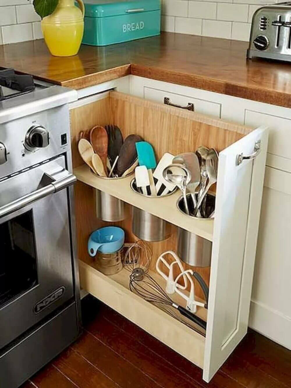 Deep Corner Kitchen Cabinet Organizer DIY Tool Organizer