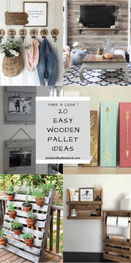 Easy Wooden Pallet Ideas