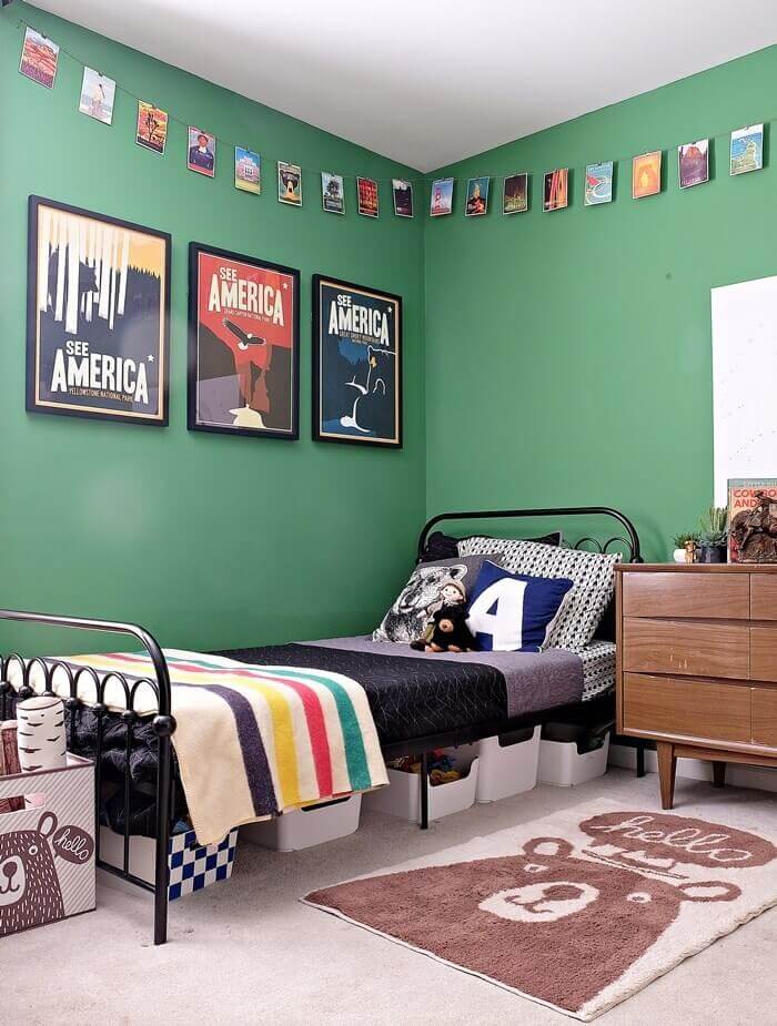 Green Teen Boy Bedroom Ideas Go Green
