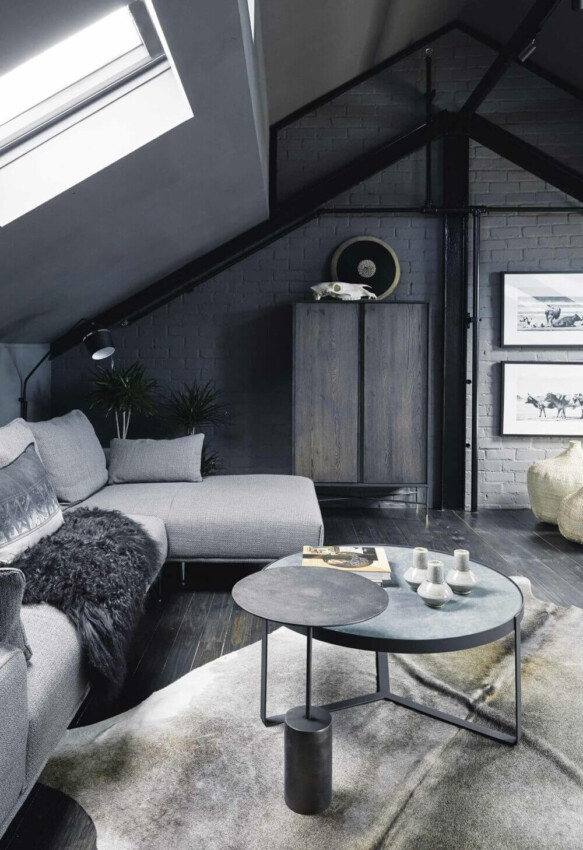 Grey Black Living Room Ideas Serene and Calm