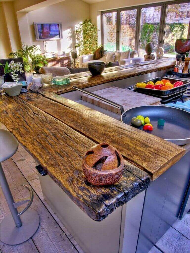 Kitchen Bar Decor Ideas Reclaimed Wood