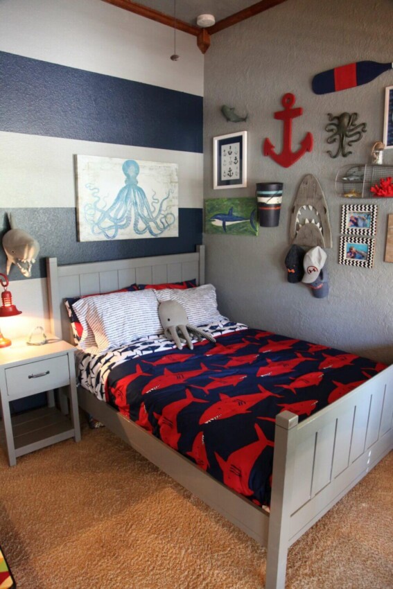 Little Boy Bedroom Ideas Sea-themed