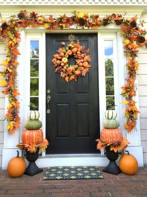 Pinterest Outdoor Fall Decor Warm and Welcoming