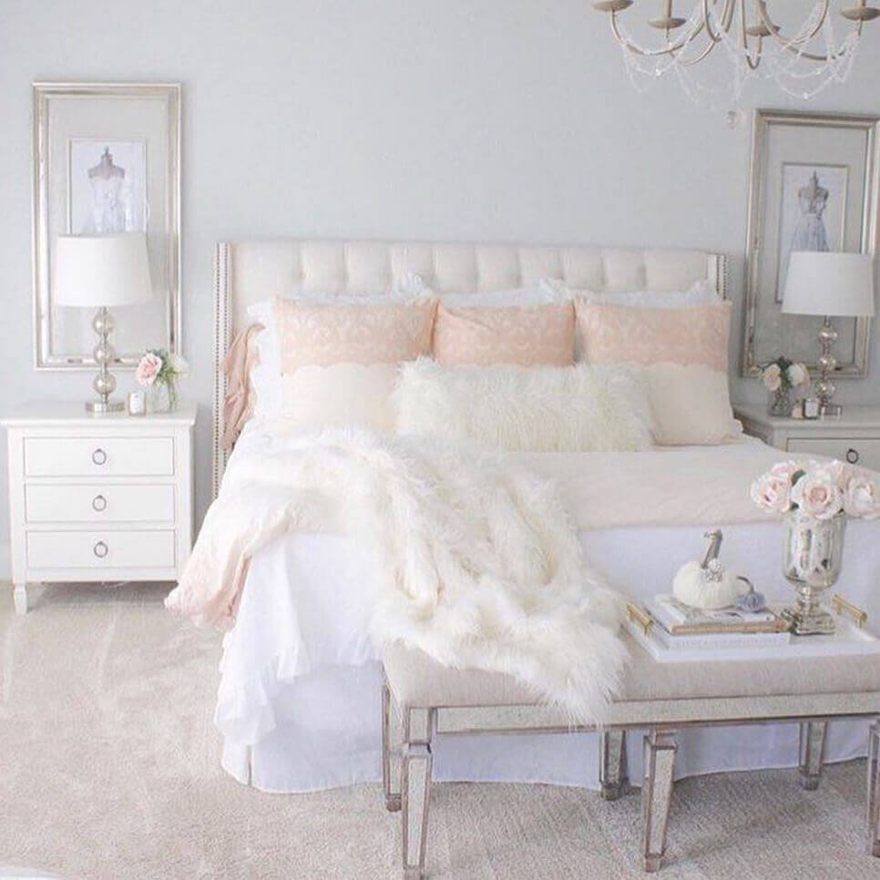 Romantic Bedroom Ideas for Her Fluffy, like Clouds