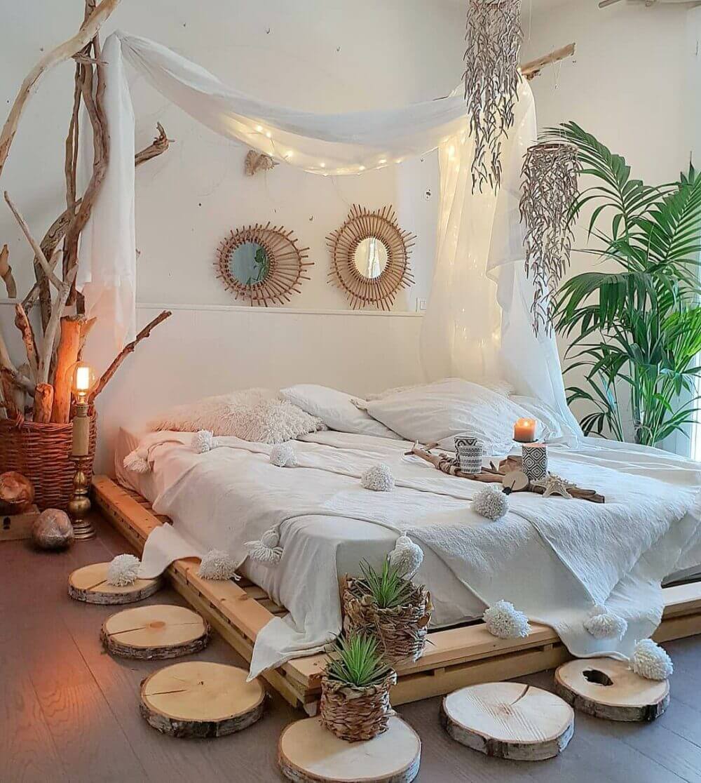 Romantic Farmhouse Bedroom Ideas ‘Tropical’ Farmhouse Bedroom