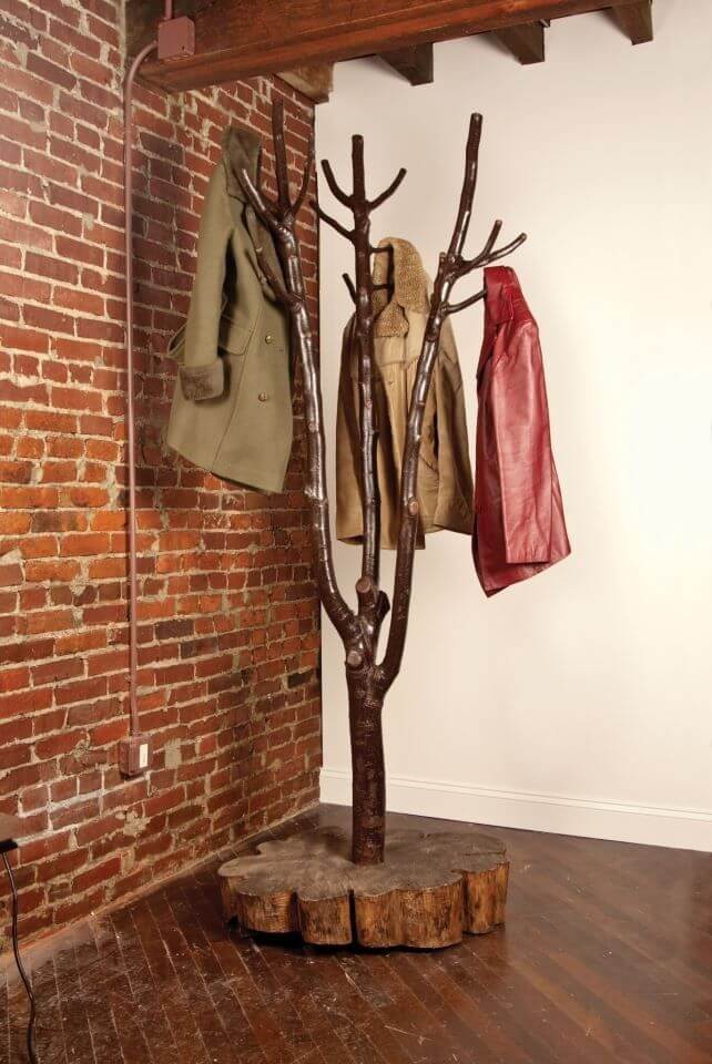 Rustic Coat Rack Ideas Tree-shaped Coat Racks
