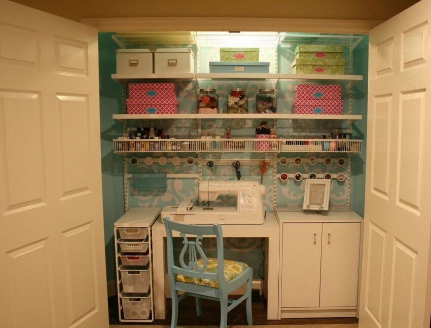 Sewing Room Cabinet Ideas Sewing Closet
