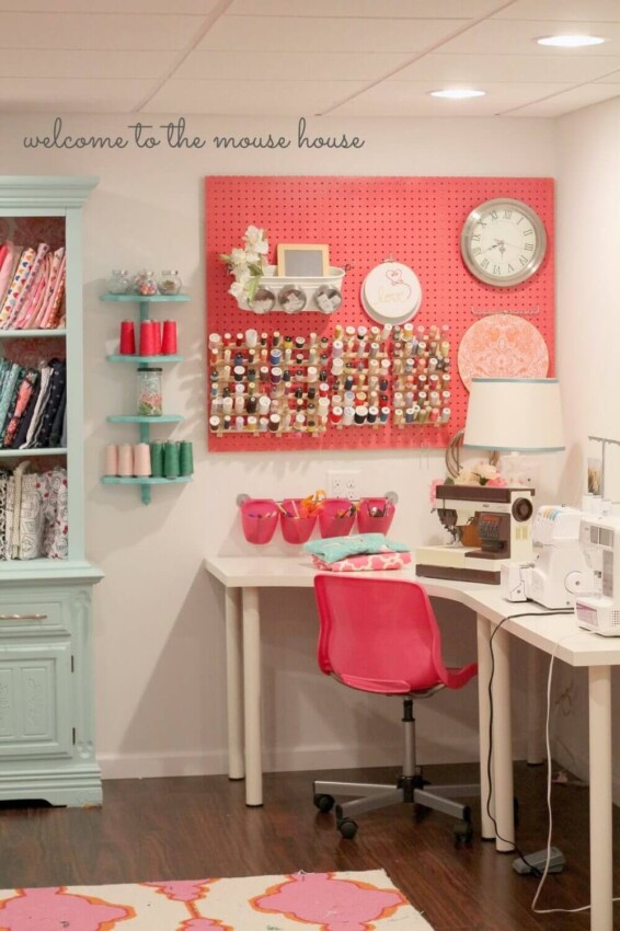 Sewing Room Ideas Decorating Try Pastel