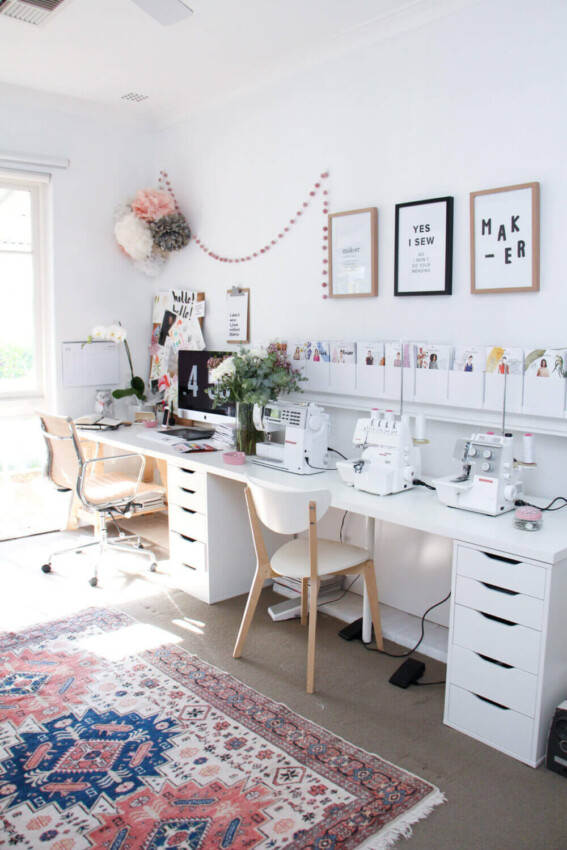 Sewing Room Organization Ideas Working Station