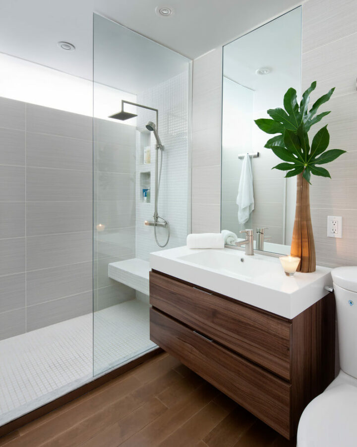 Small Bathroom Vanity Ideas Modern, with a Twist