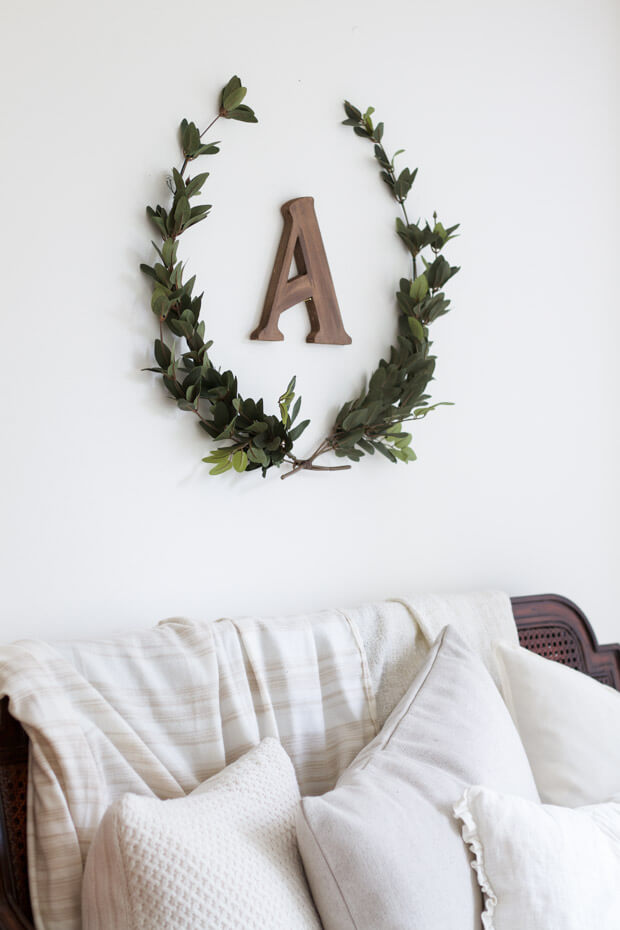 Small Bedroom Wall Decor Ideas Laurel Wreath