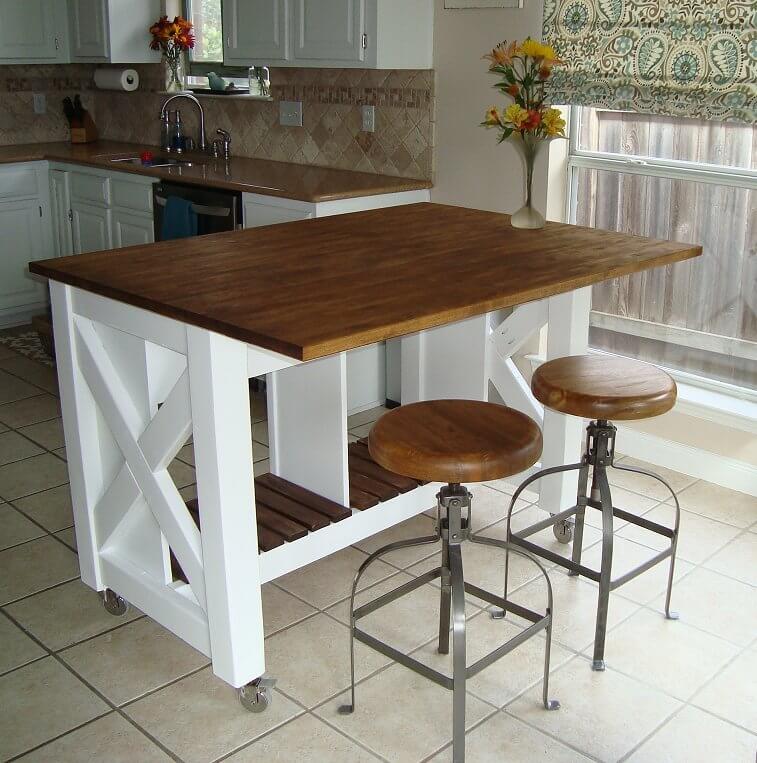 Small Kitchen Table with Bench Rolling Kitchen Table