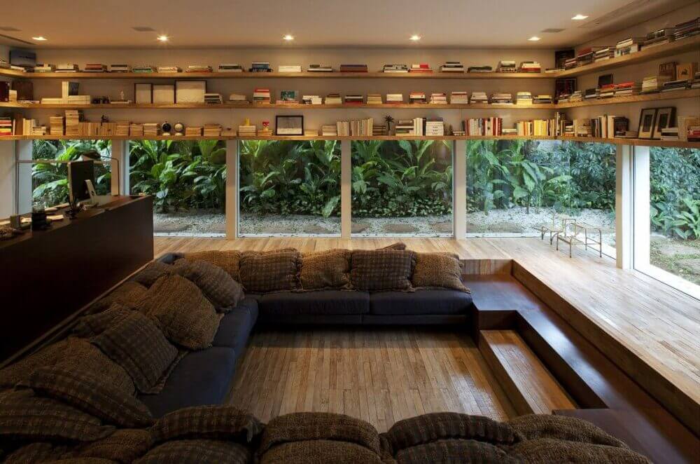 Sunken Family Room Ideas Cozy Lounge