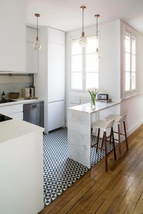 Tile Floor Kitchen Ideas ‘Dual’ Flooring