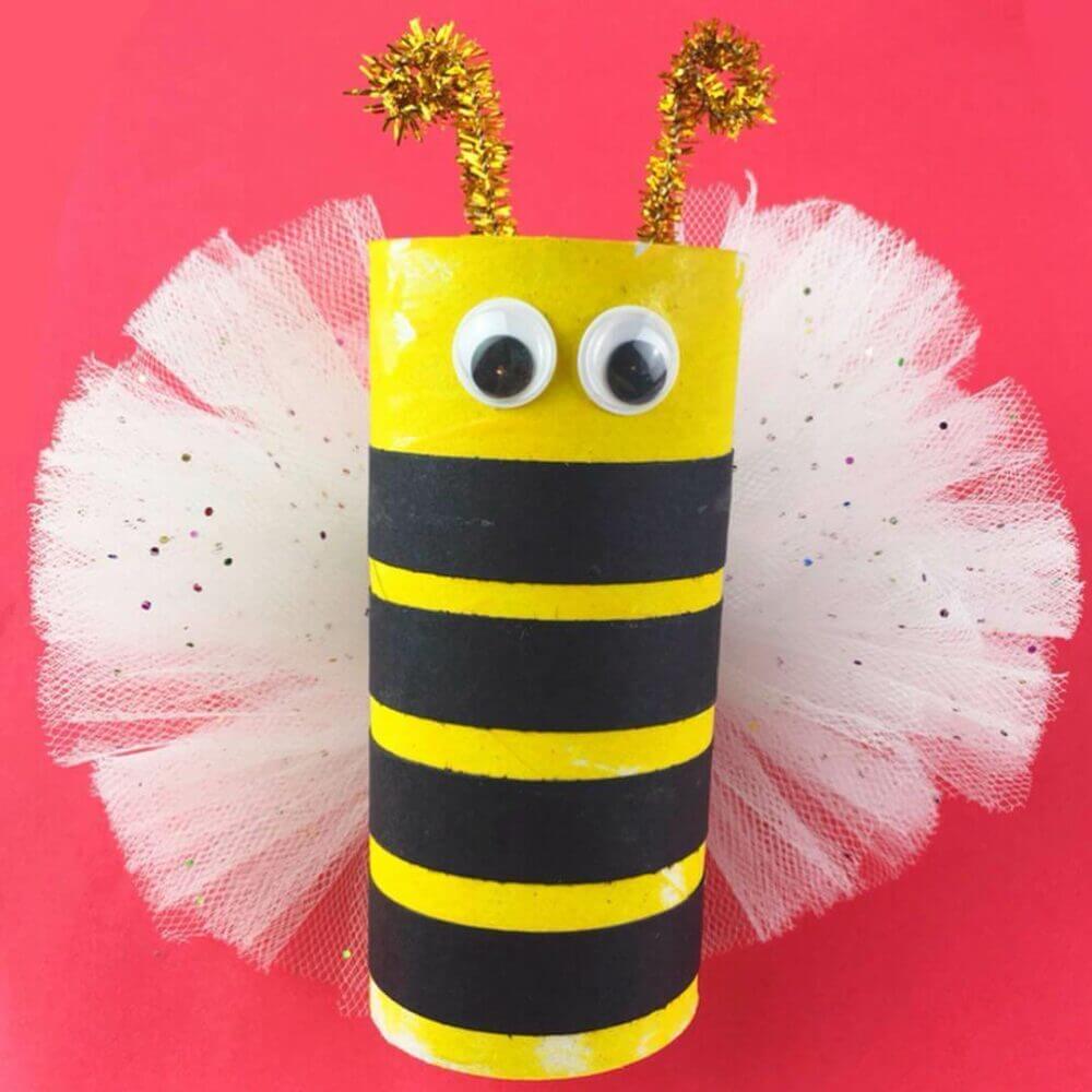Toilet Paper Roll Crafts Ideas Toilet Paper Roll Honey Bee