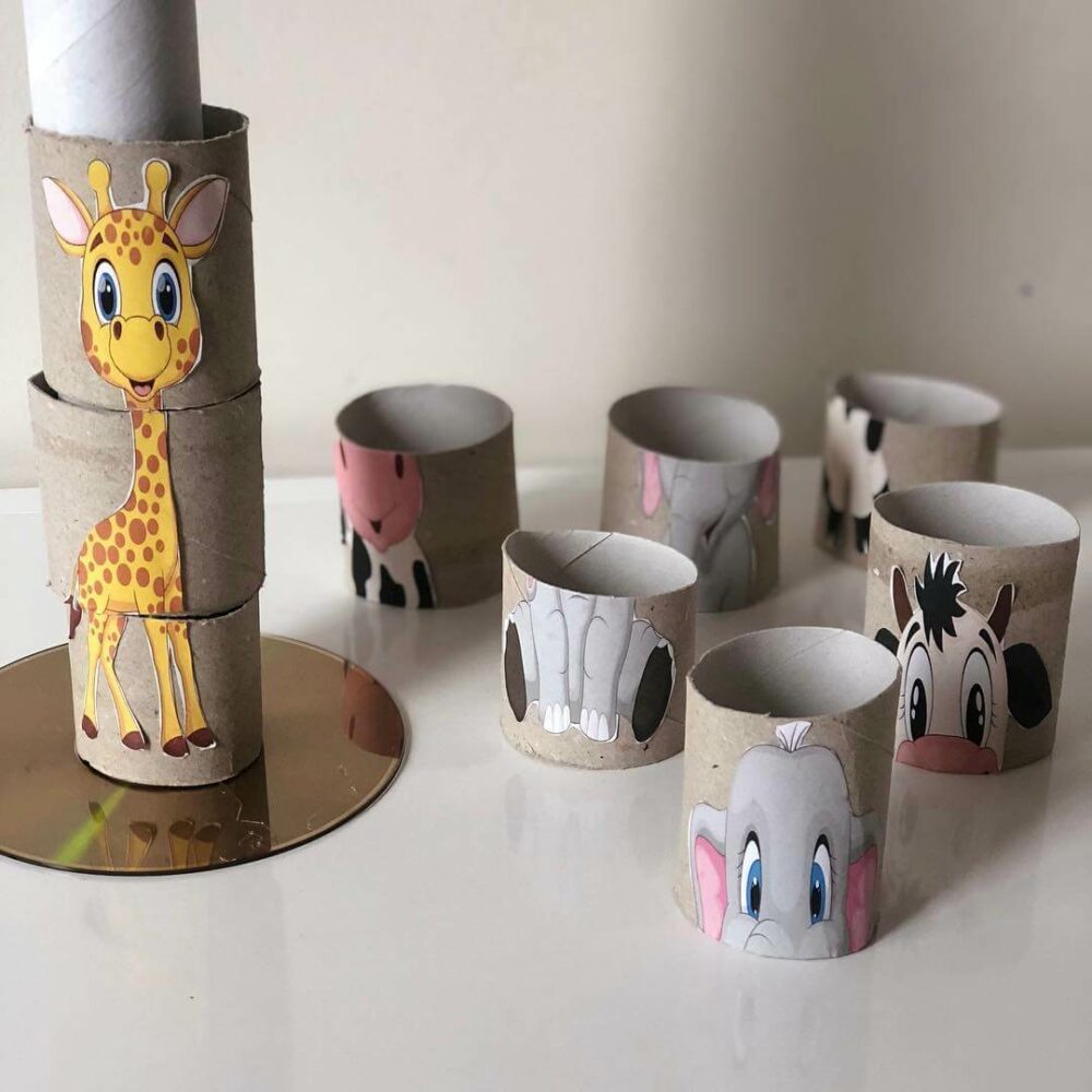 Toilet Paper Roll DIY Projects Puzzling Art