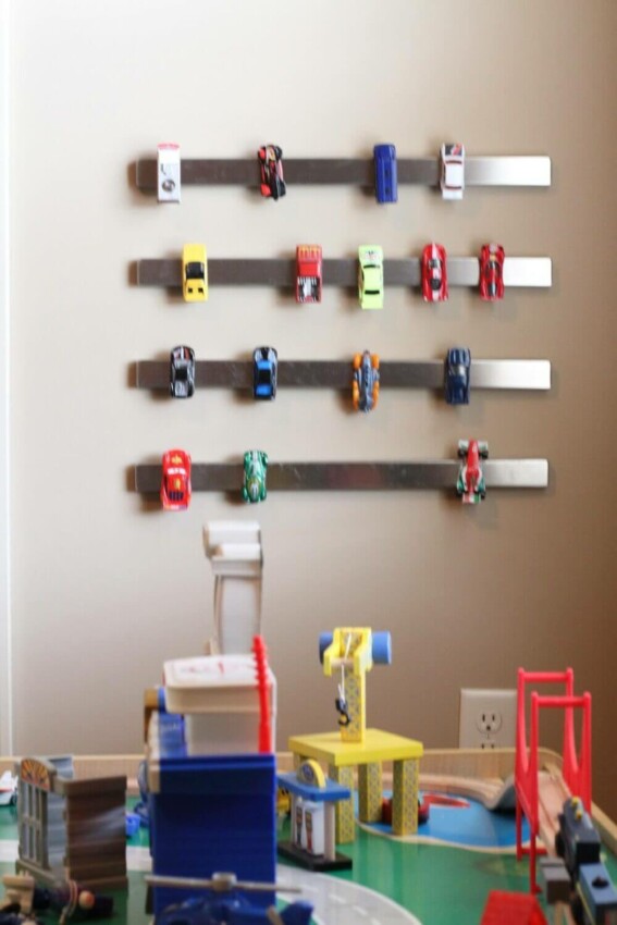 Toy Storage Ideas for Small Spaces On the Wall