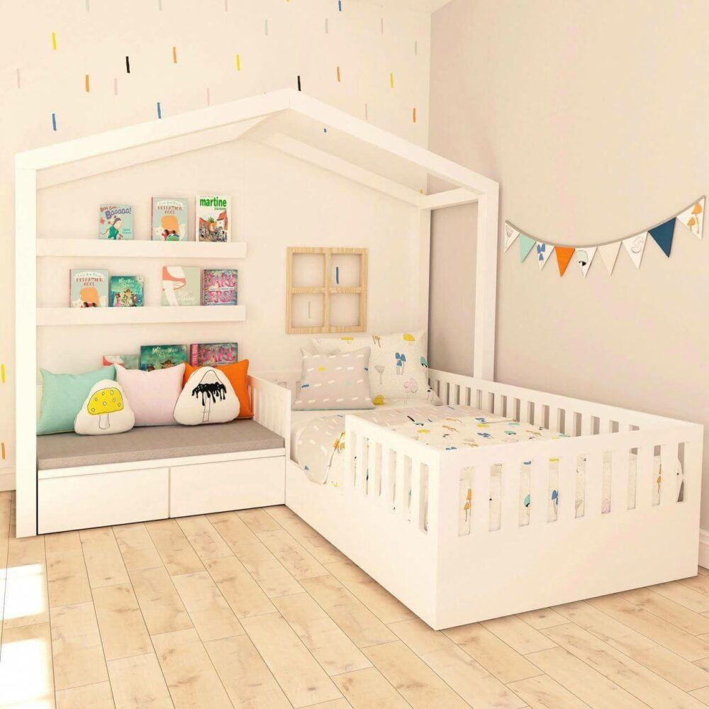 Two Toddlers Room Ideas for Girl Bunk Bed