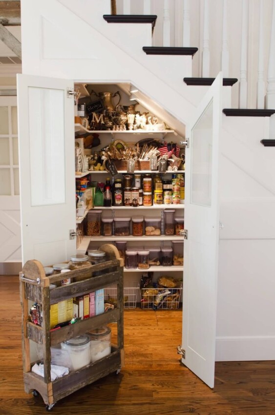 Under Stair Cabinet Ideas Under the Stair Pantry