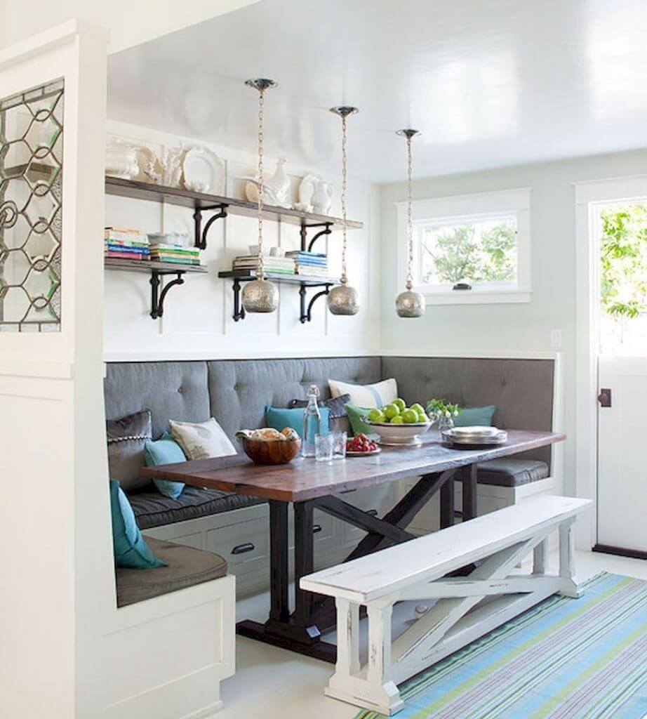 Built in Breakfast Nook Ideas Nook with Banquette