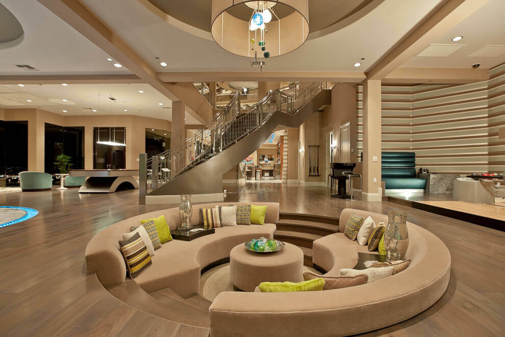 What is a Sunken Living Room Feel the Luxury