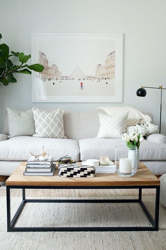 White Coffee Table Ideas In Living Room