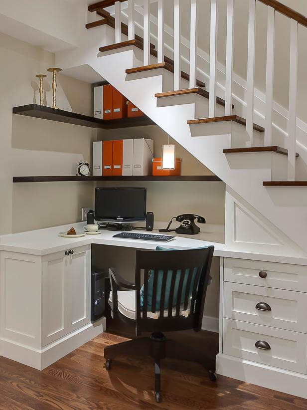 under stair ideas office Under Stairs Home Office