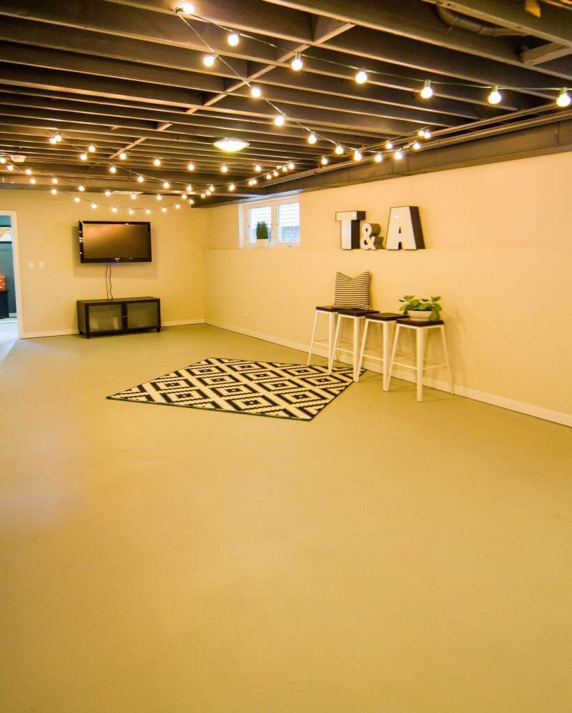 unfinished basement ceiling lighting ideas The Benefits of Having Basement in Your House