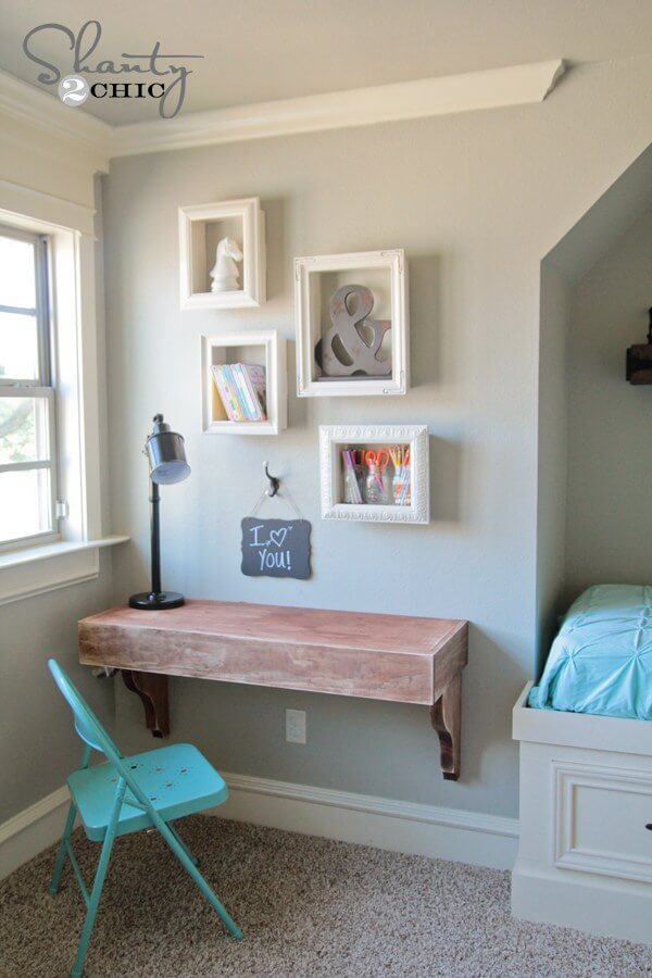 Bedroom Storage Ideas for Small Spaces DIY Frame Shelves