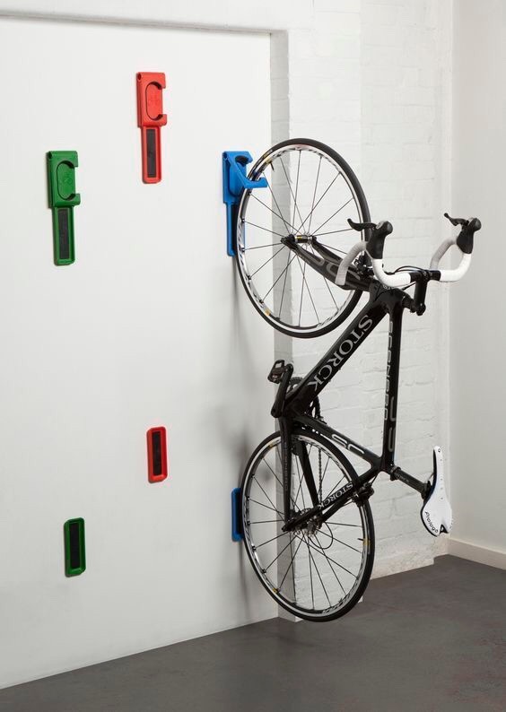 Bike Storage Ideas for Garage Lock the Bikes on the Wall