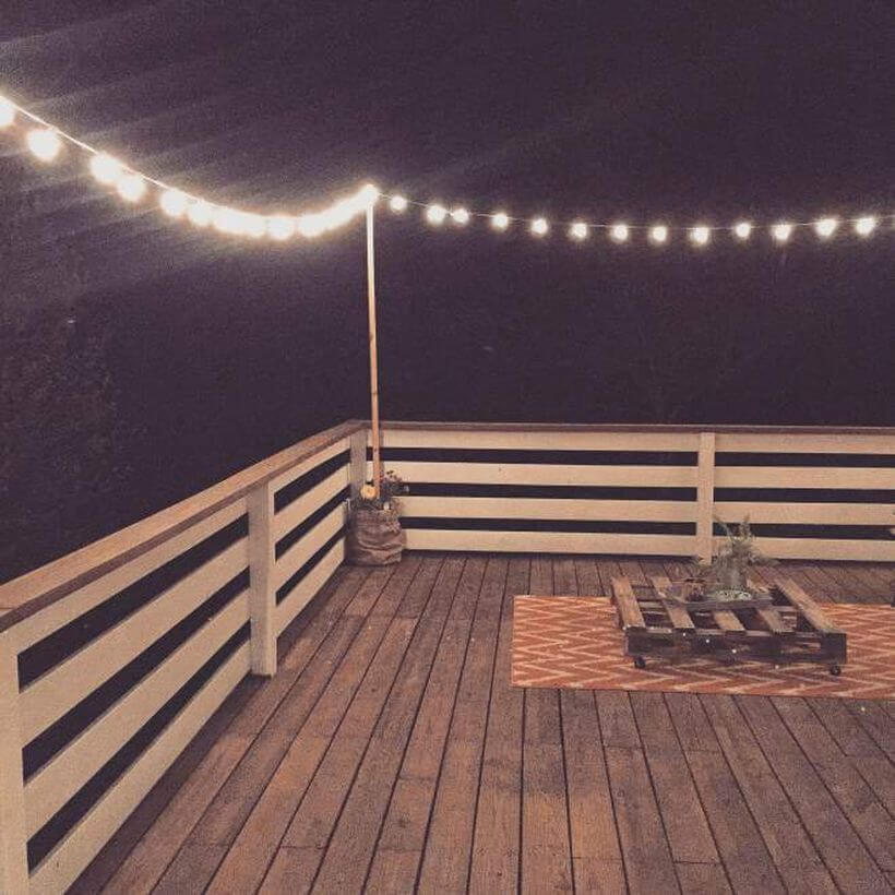 Deck Lighting Ideas Pictures Simple Hanging Light