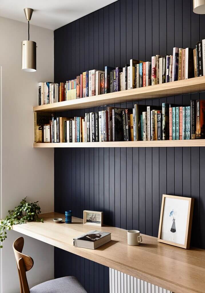 Modern Home Office Ideas Office Space with Bookshelf
