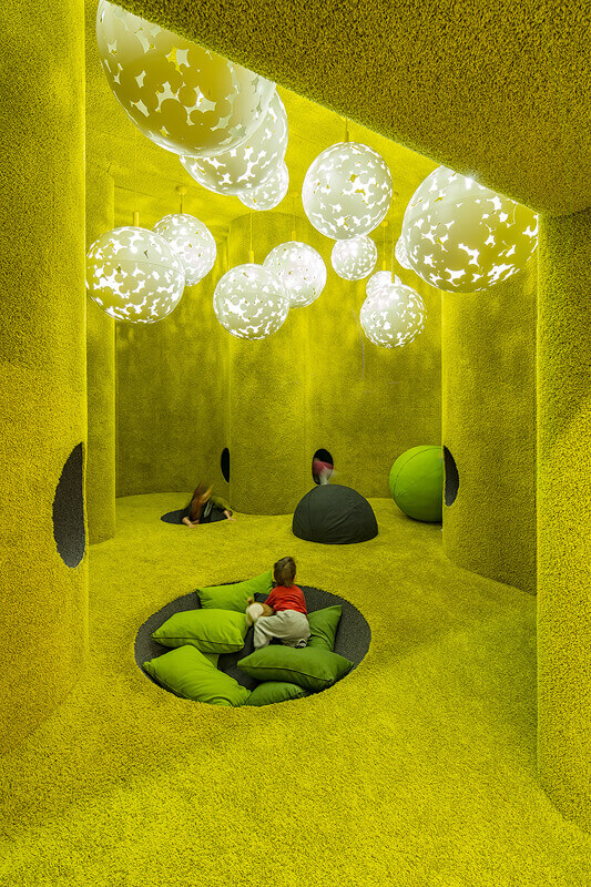 Recreational Room Ideas Green coziness space