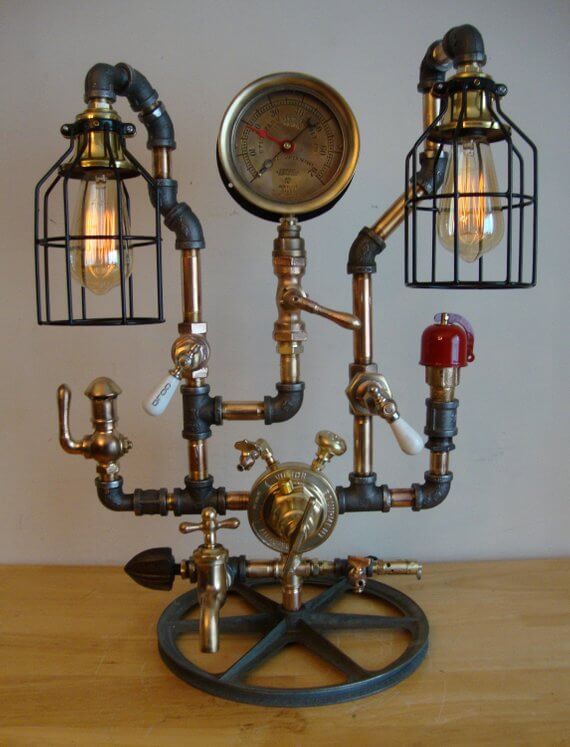 Steampunk Bedroom Design Steampunk Lamp