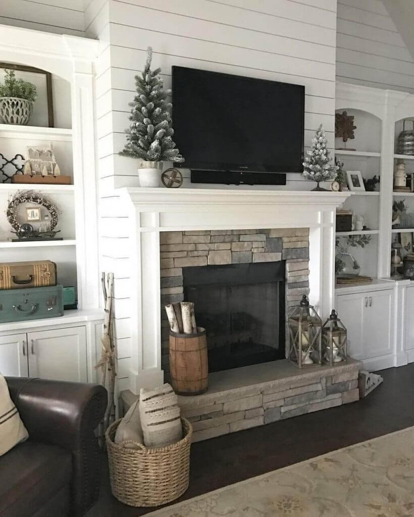 decorating fireplace mantel ideas ‘Classic’ and Vintage Fireplace Mantel