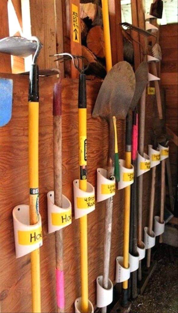 garden tool storage pvc Garden Tools with PVC