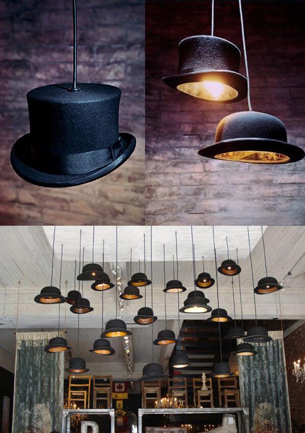 steampunk living room furniture Decorate Spaces with Hats