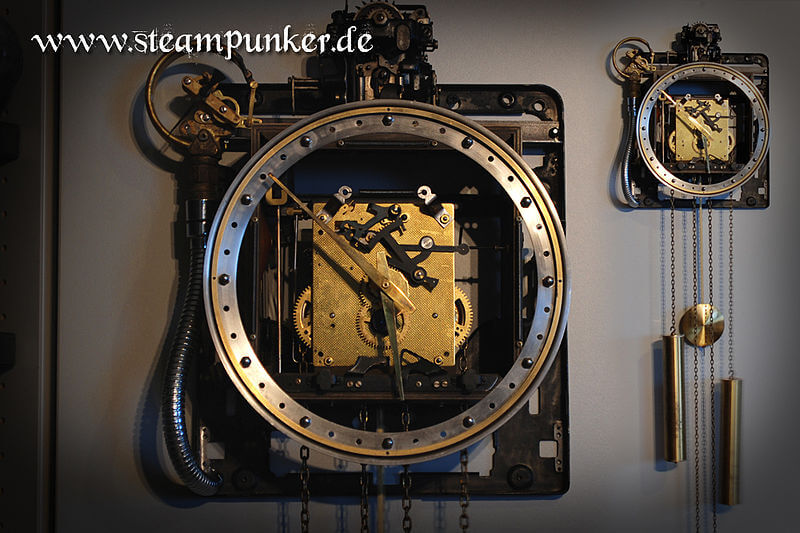 steampunk wall decor Gear Wall Clocks