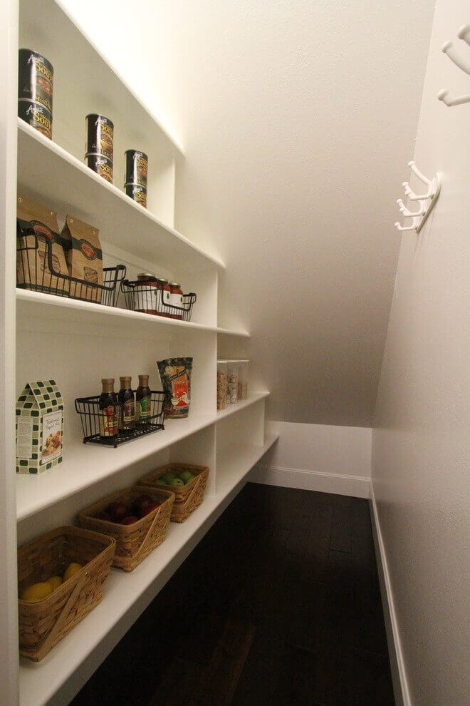Basement Pantry Storage Ideas Under the Staircase Pantry