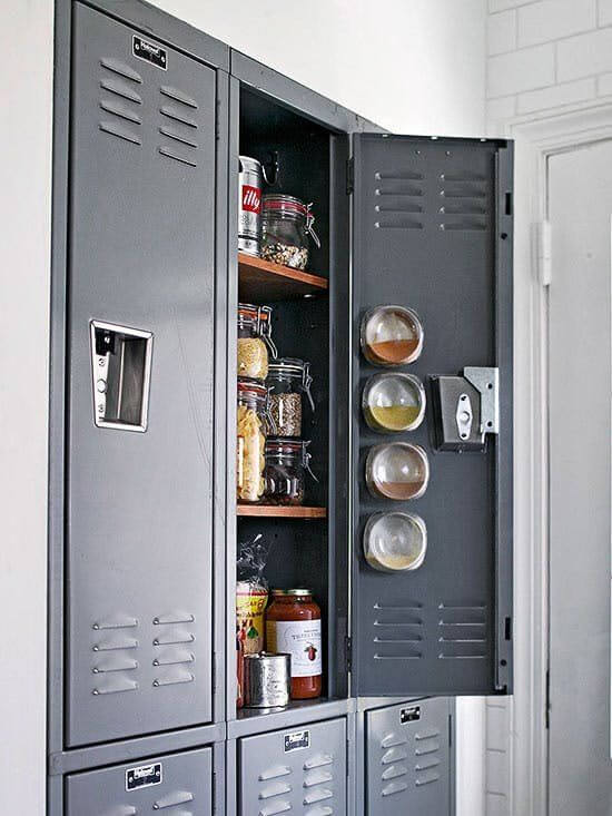 Best Pantry Storage Ideas DIY Pantry from Lockers