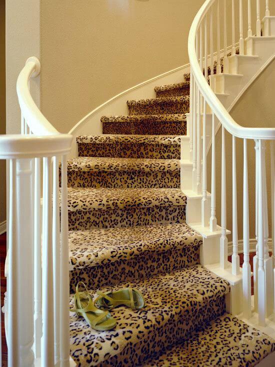 Carpet Stair Runner Ideas Leopard Stair Runner