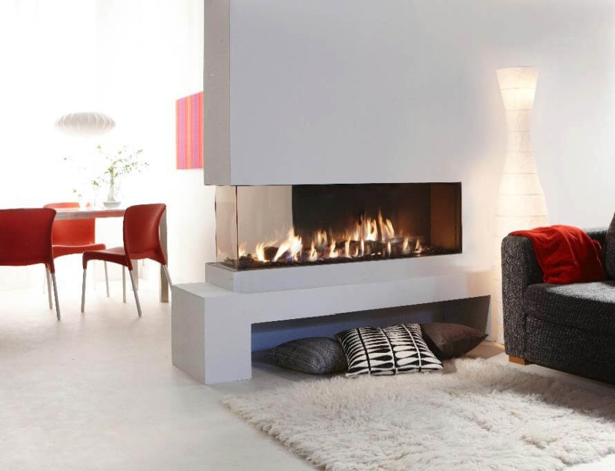 Double Sided Fireplace Dimensions Modern Floating Fireplace
