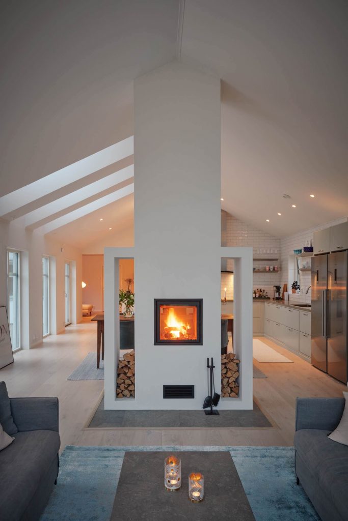 Double Sided Fireplace Ideas Modern Double Sided Fireplace