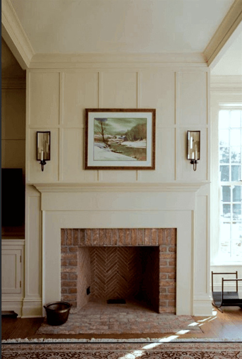 Marble Fireplace Surround Ideas Traditional Brick Surround