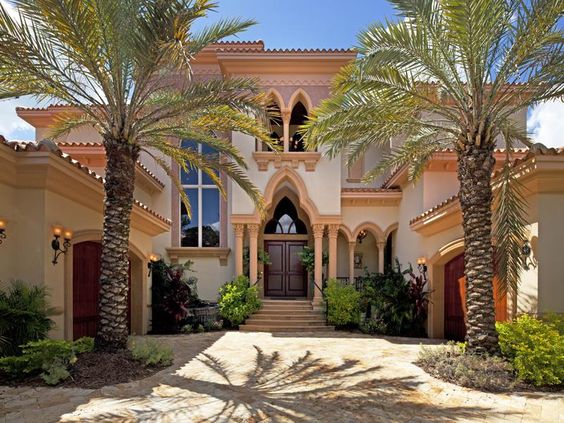 Mid Century Modern Mansion A Mediterranean Modern Manor Designed in Moorish Design
