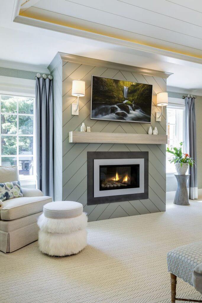 Mosaic Tile Fireplace Surround Ideas Modern and Stylish Surround