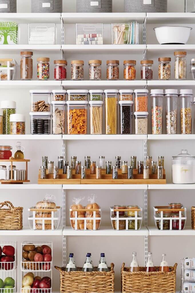 Open Pantry Storage Ideas Spice Racks