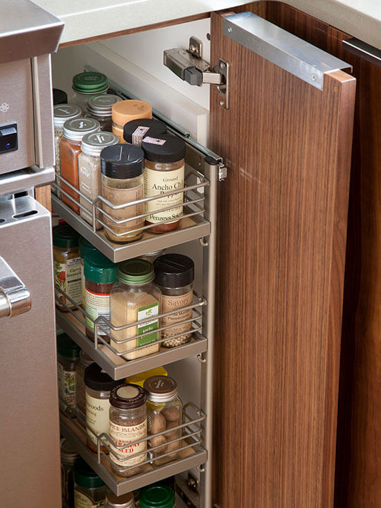 Spice Rack Ideas for Small Spaces Spice Rack inside the Cabinet